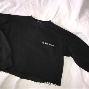 brandy melville honey sweater
